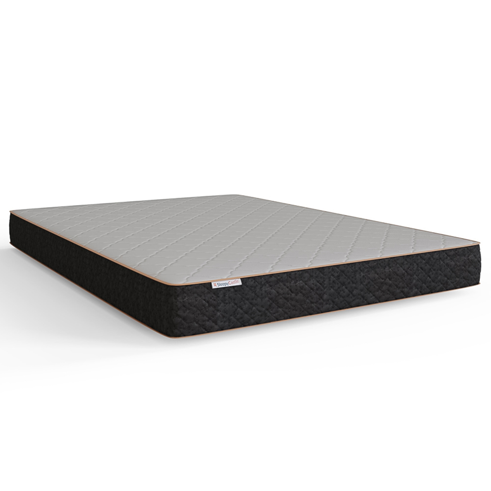 GFW Single White Faux Leather End Lift Ottoman Bed with Memory Pocket Spring Mattress Image 2