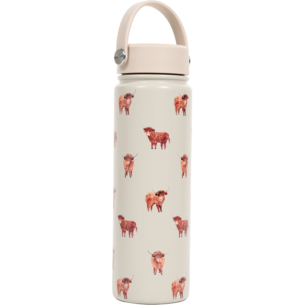 Highland Cow Stainless Steel Bottle with Lid Image 7