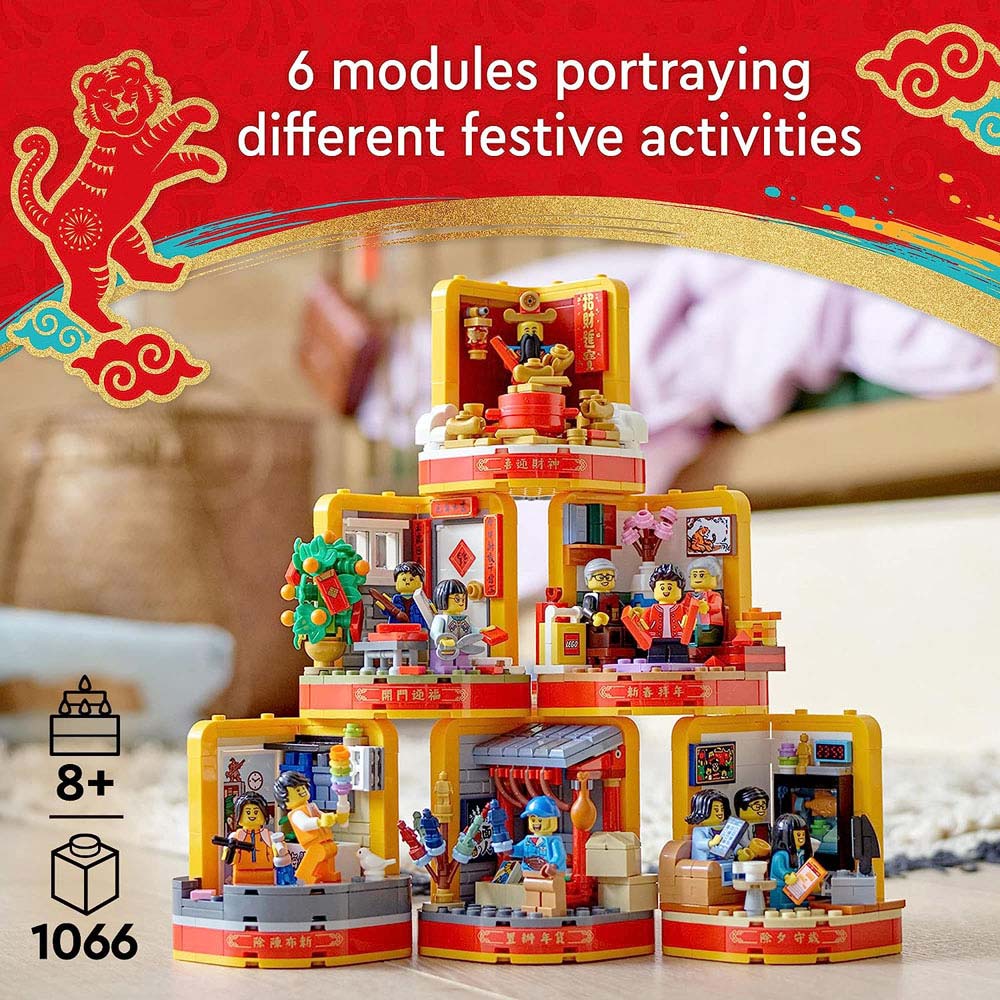 LEGO 80108 Lunar New Year Traditions Building Kit Image 4