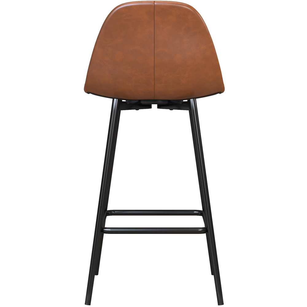 Dorel Calvin Camel Upholstered Counter Stool Image 4