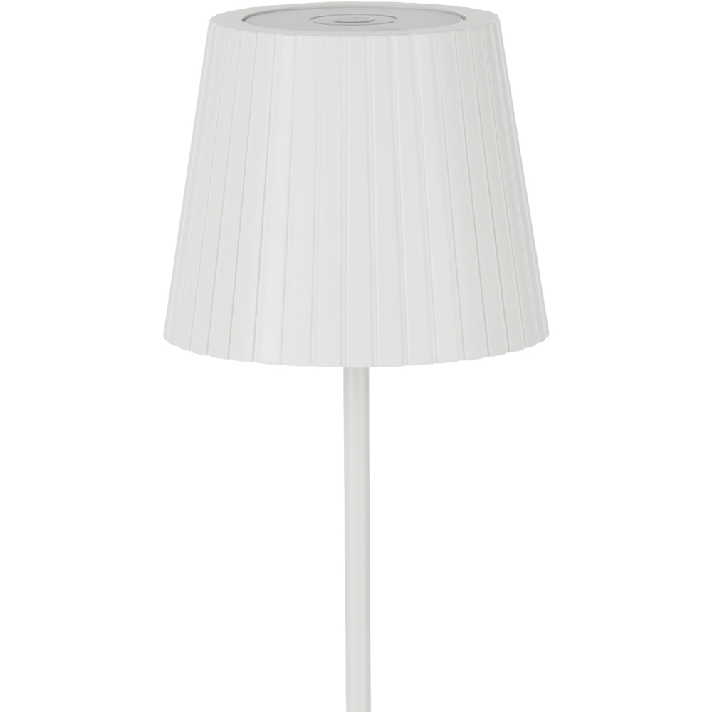 EGLO Cabozo LED White Portable Outdoor Table Lamp Image 3