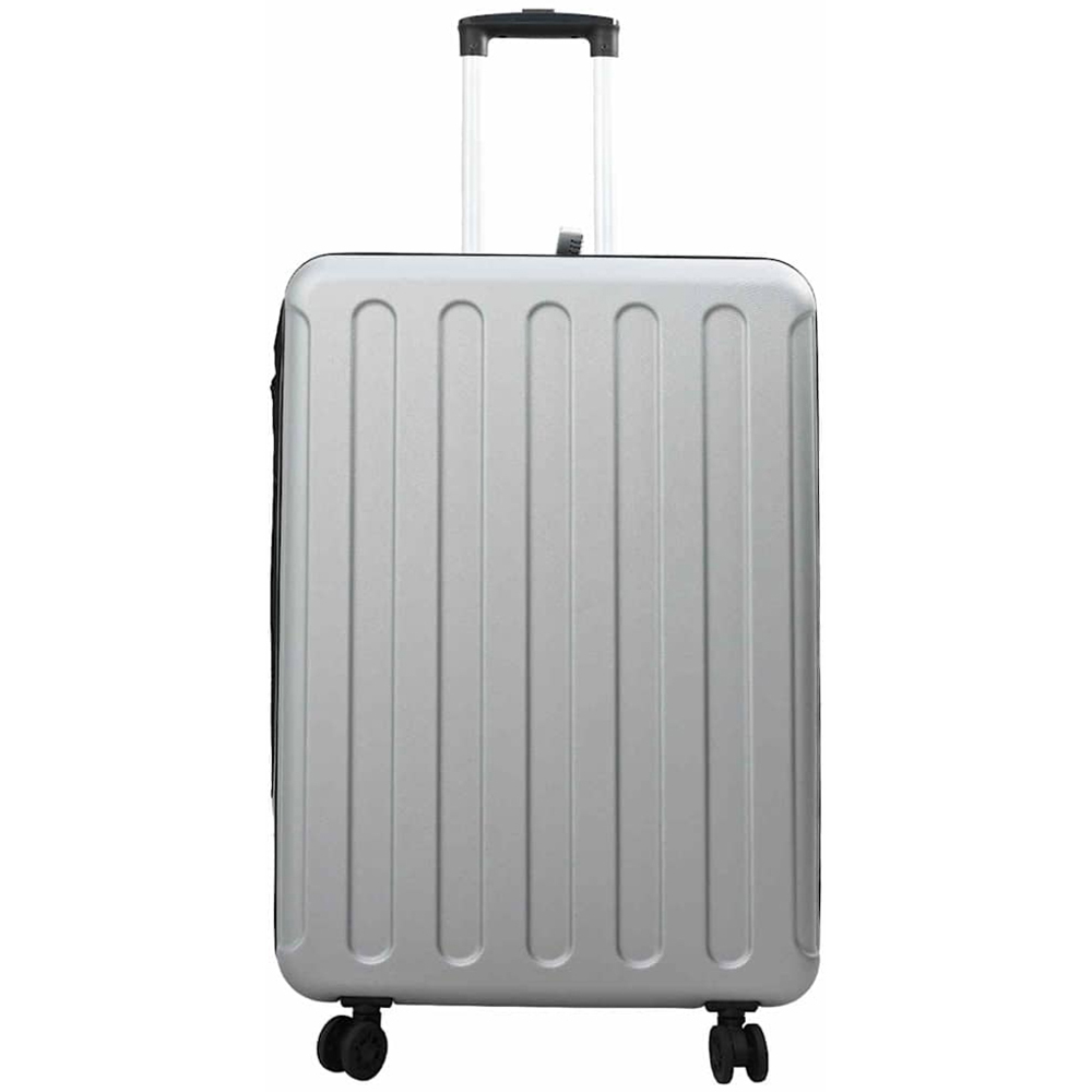 vidaXL 28 inch Silver Rectangular Travel Bag Image 3