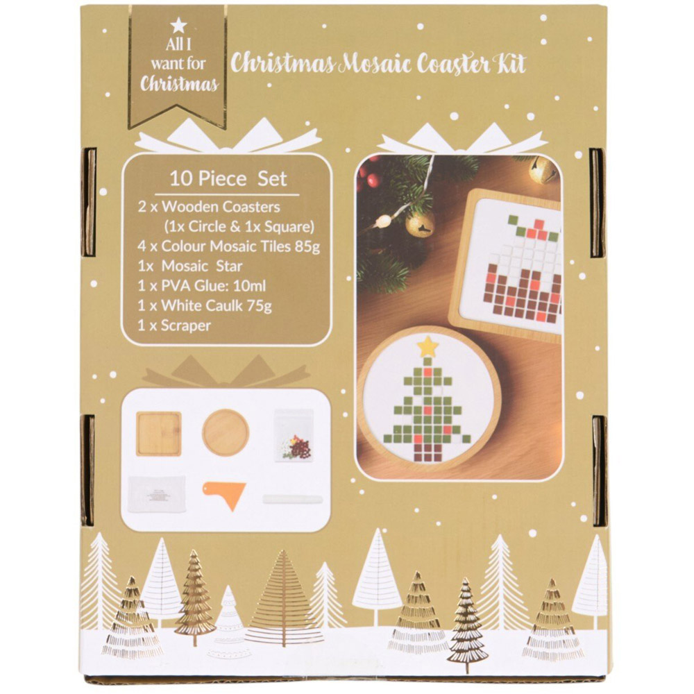 Christmas Mosaic Coaster Kit Image 2