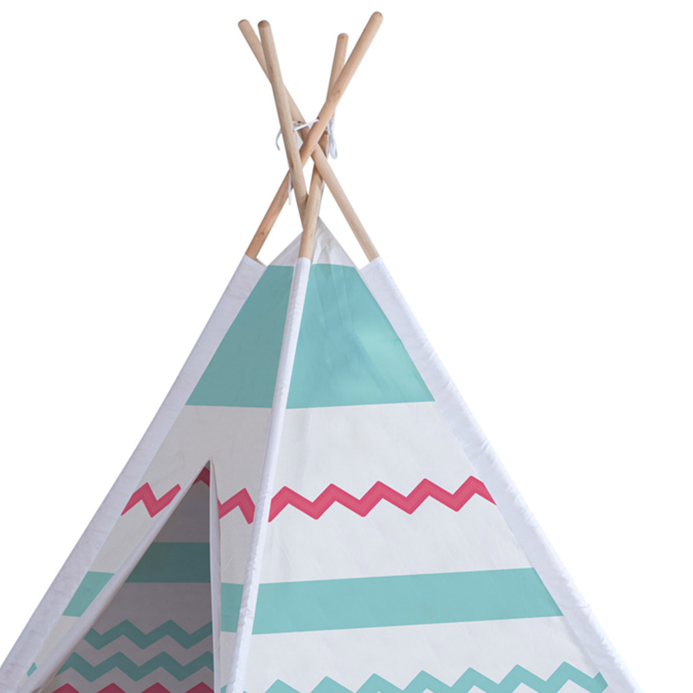 Tepee Wooden Play Tent Image 3