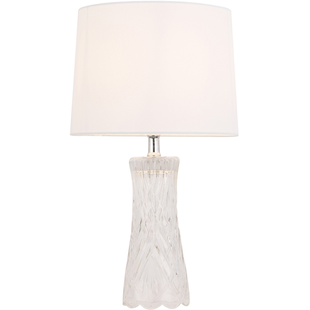 White Elise Table Lamp White Image 3
