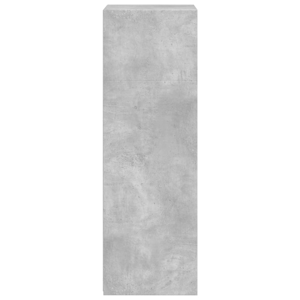 vidaXL 4 Shelf Concrete Grey Highboard Image 5