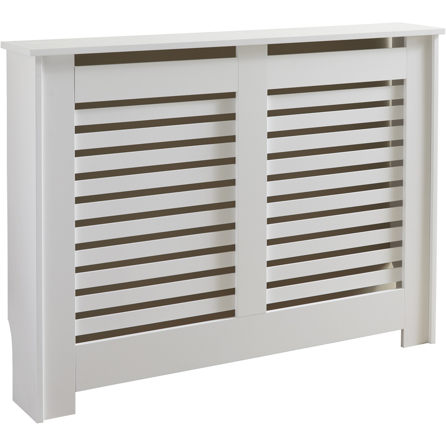 Contemporary Radiator Cabinet White Medium Image 3