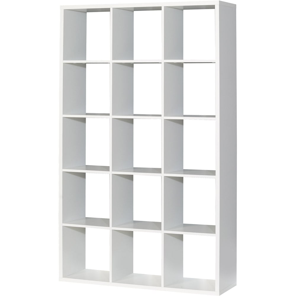 Florence Mauro Multi Shelf Matt White Bookshelf Image 3