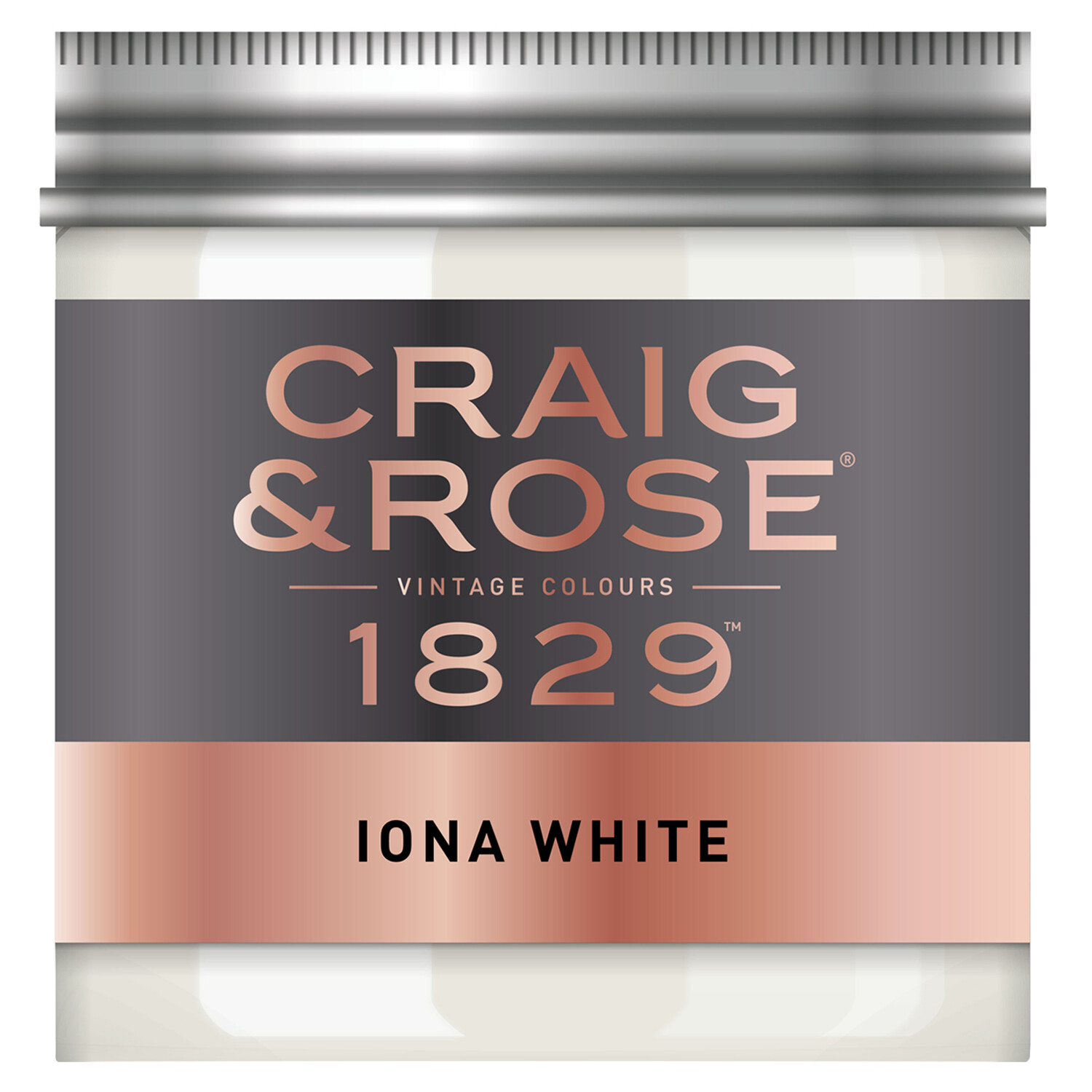 Craig and Rose 1829 Emulsion Tester Pot - Iona White Image 1