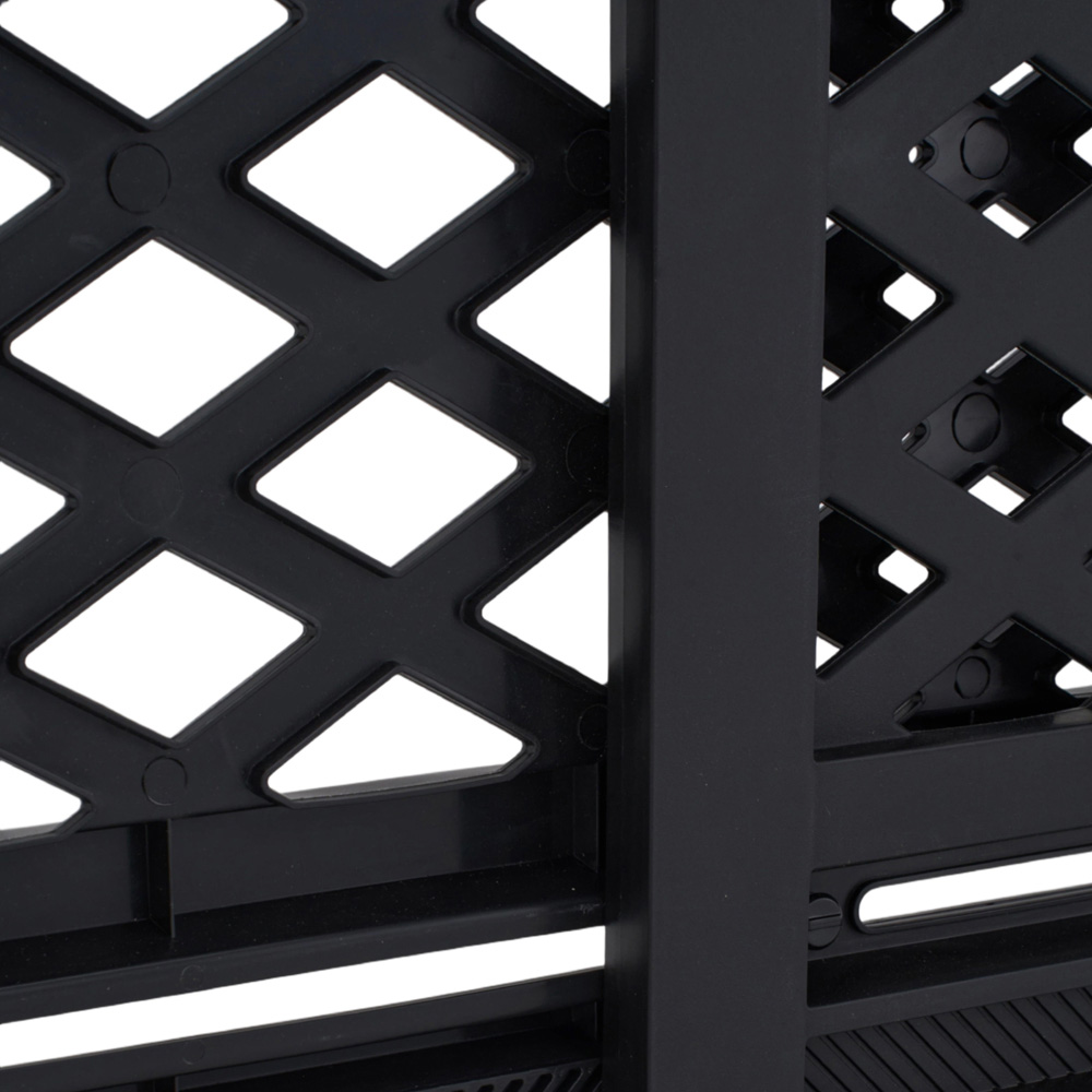 H&O Direct 65-106cm Black Extendable Pet Barrier Image 5