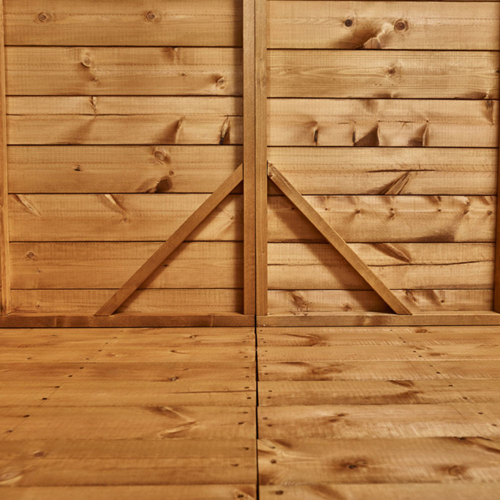 Power Sheds 7 x 5ft Pent Wooden Shed Image 4