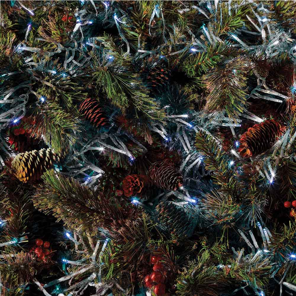 noel 1000 Blue and White LED Compact String Lights Image