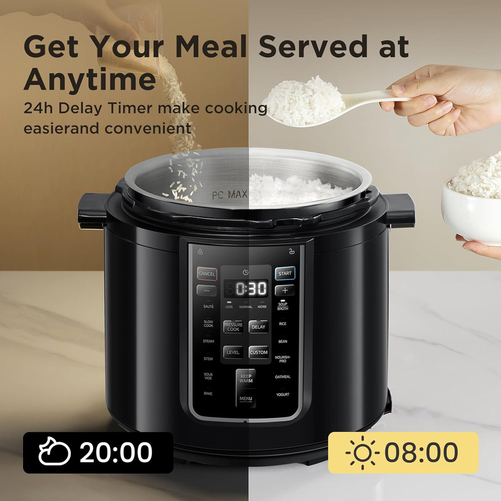 Living and Home Midea Electric Rice and Yogurt Maker Pressure Cooker 6L Image 8