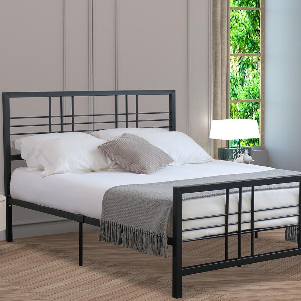 Soho King Size Black Bed Frame Image 1