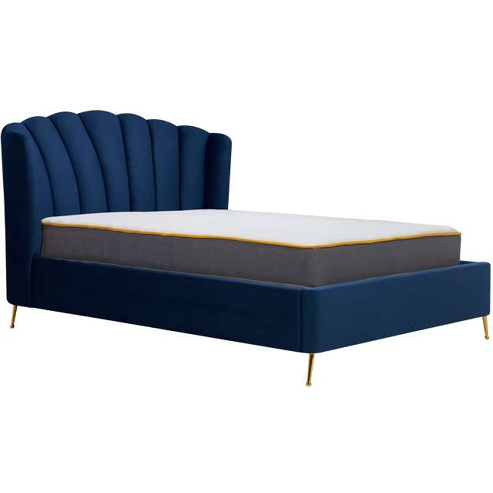 Birlea Lottie Double Midnight Blue Ottoman Bed Image 3