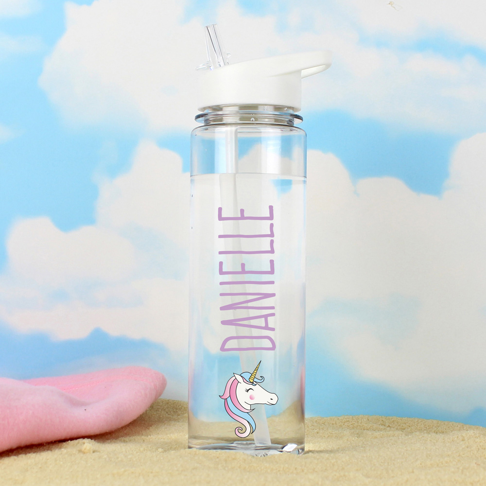 Personalised Memento Unicorn Water Bottle 750ml Image 3