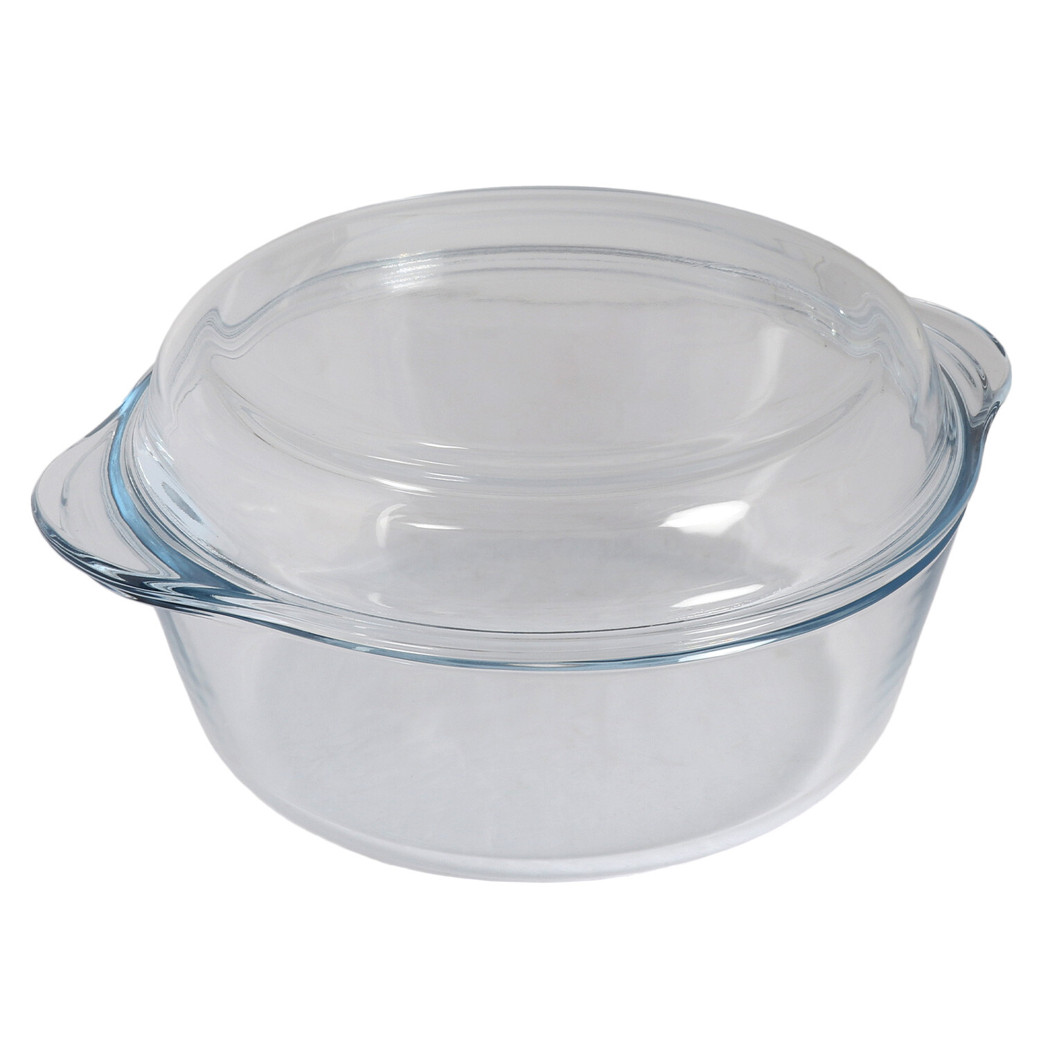 Round Casserole Dish - Clear Image 4