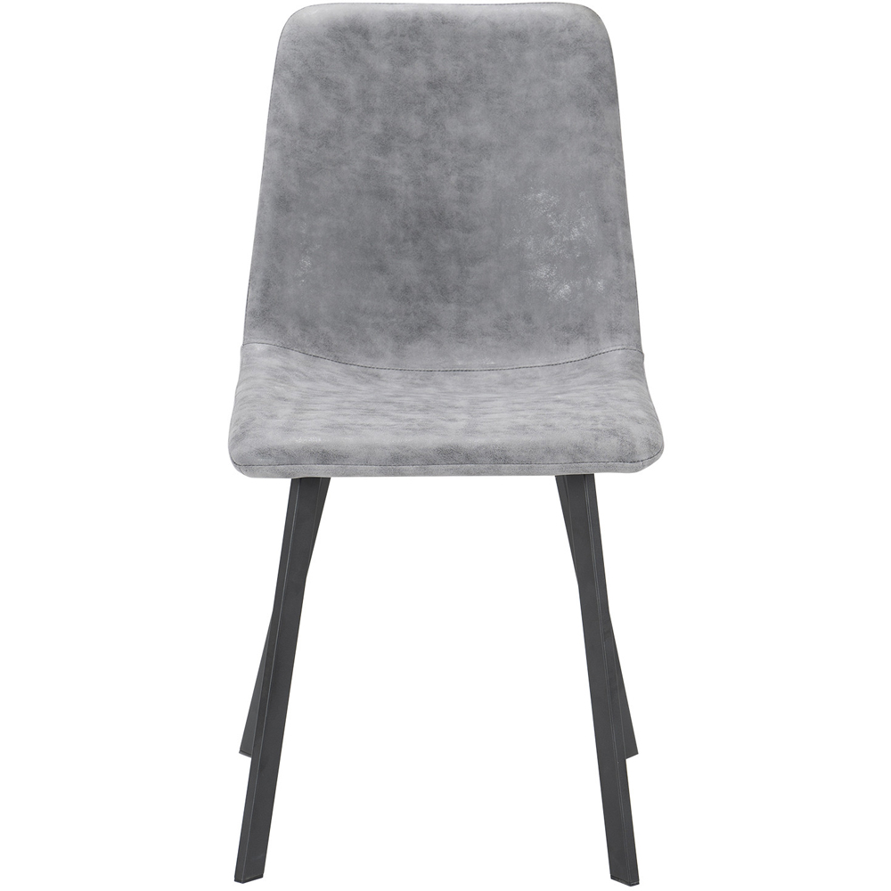Ezra Set of 2 Grey Dining Chair Image 4