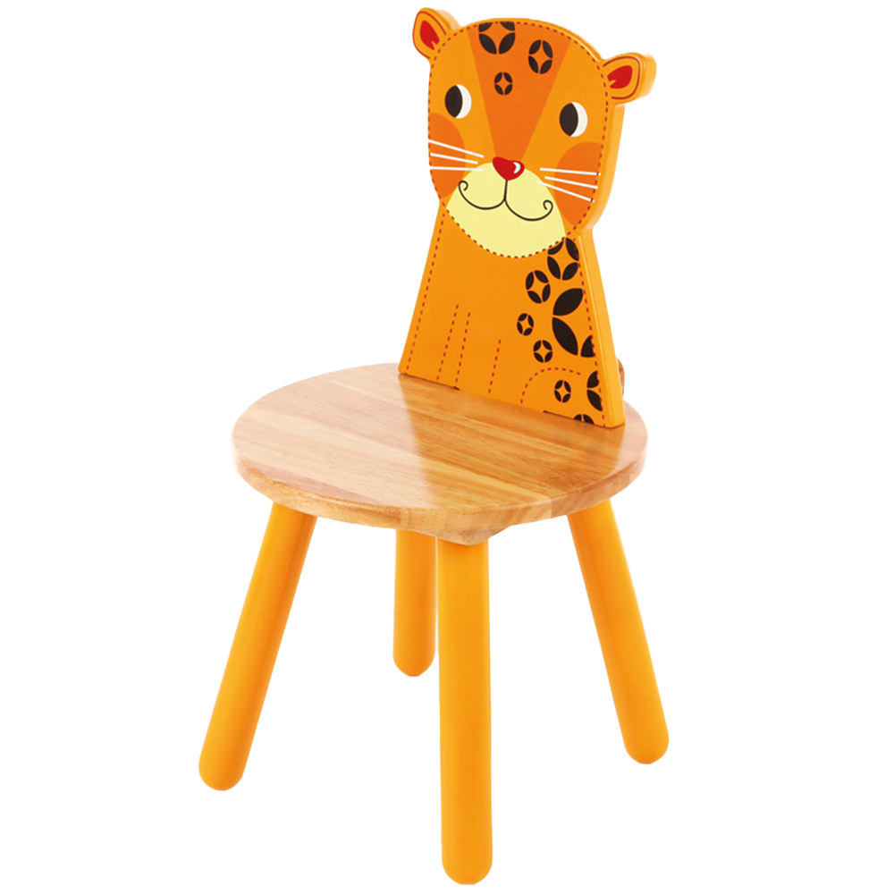 Tidlo Kids Wooden Leopard Chair Image 2