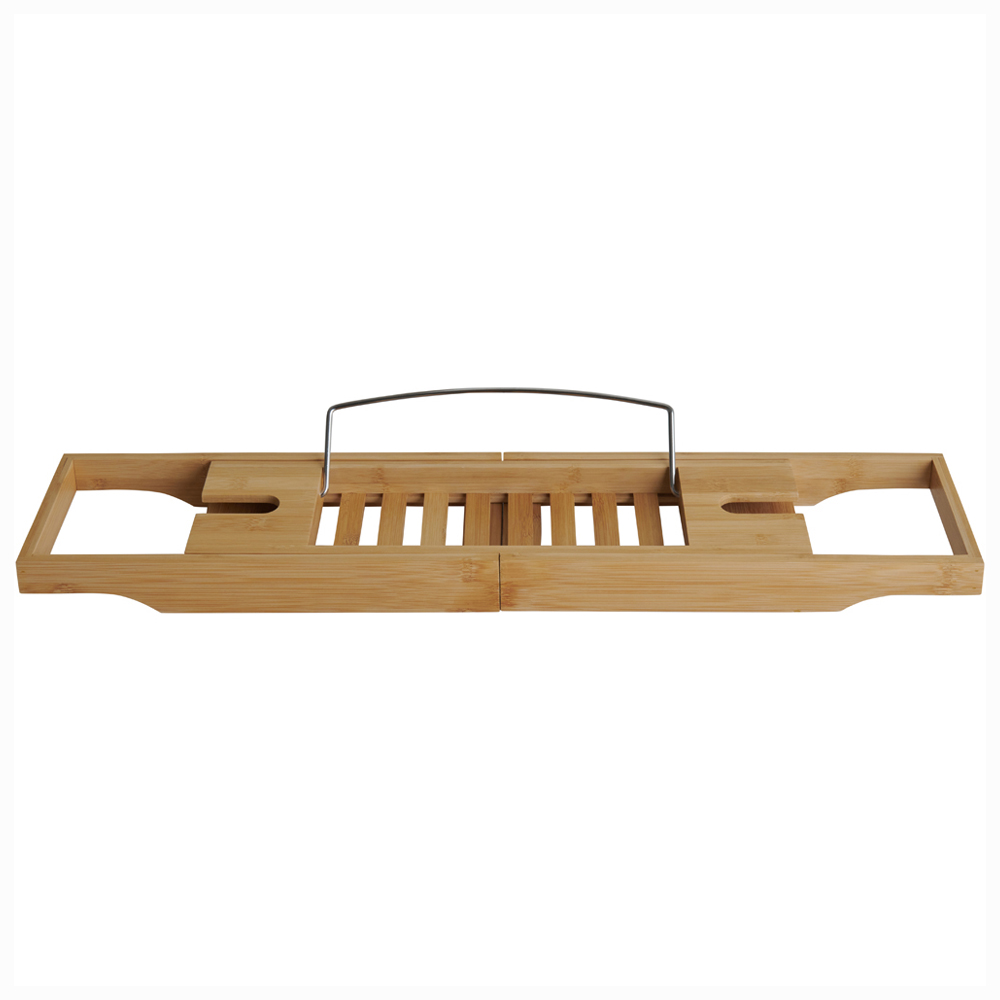 Wilko Extendable Bamboo Bath Bridge Wilko