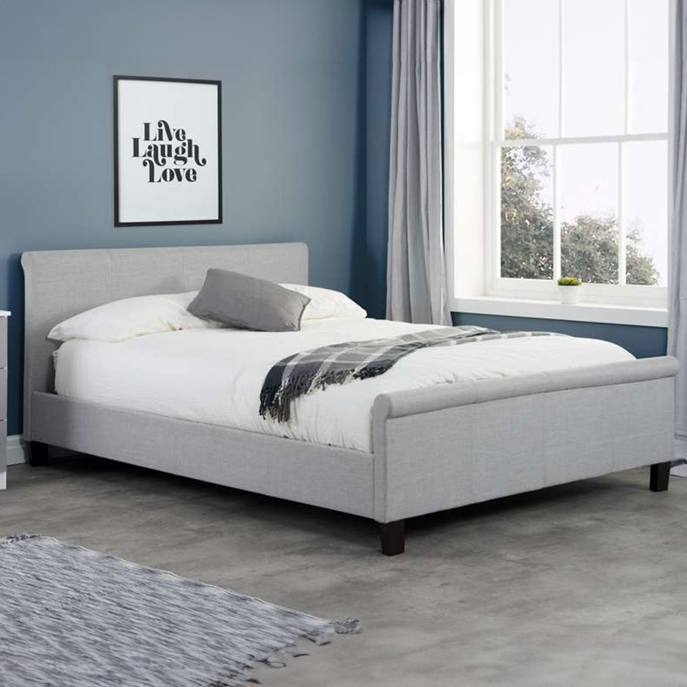 Stratus Double Grey Polyester Bed Image 1