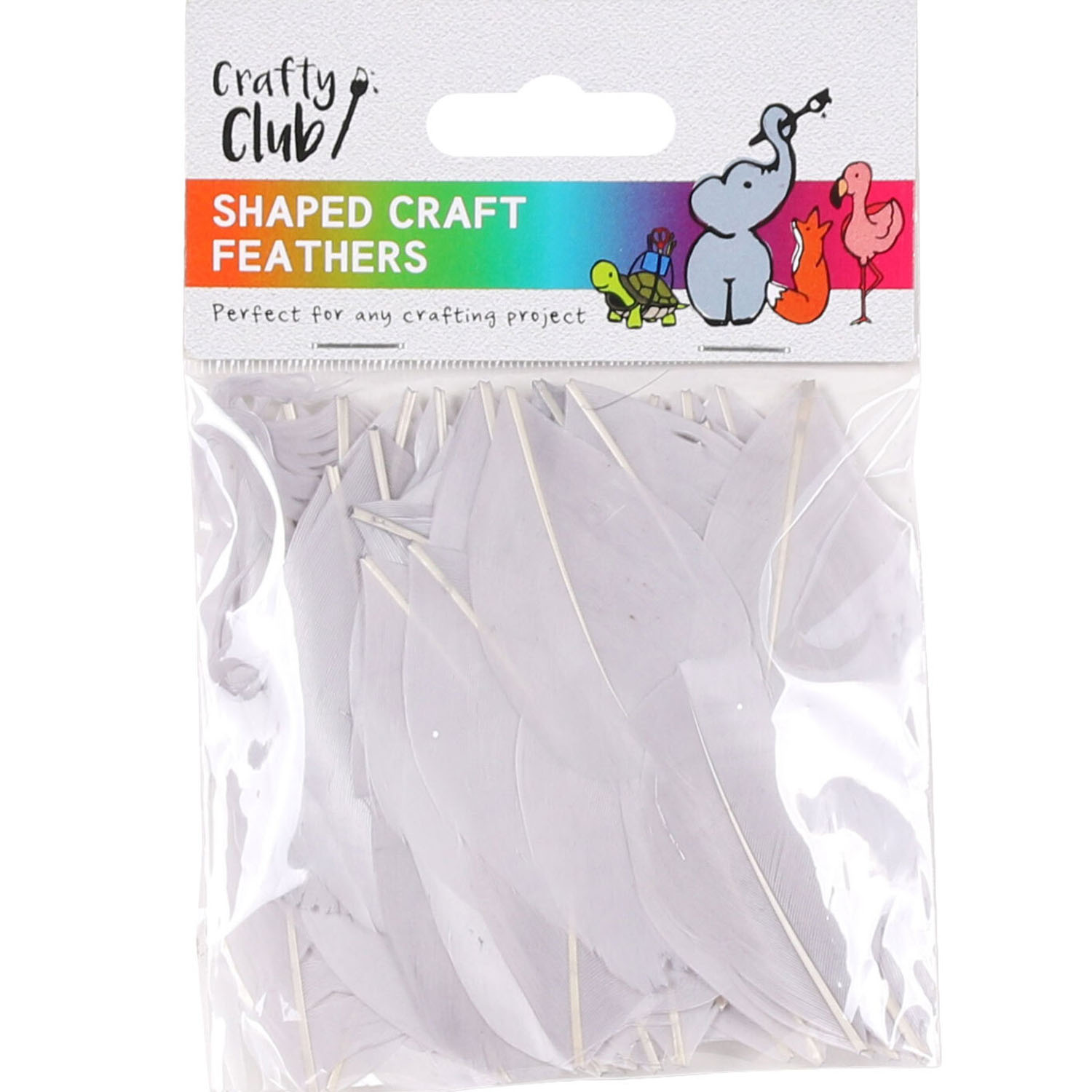 Crafty Club Shaped Craft Feathers Image 3