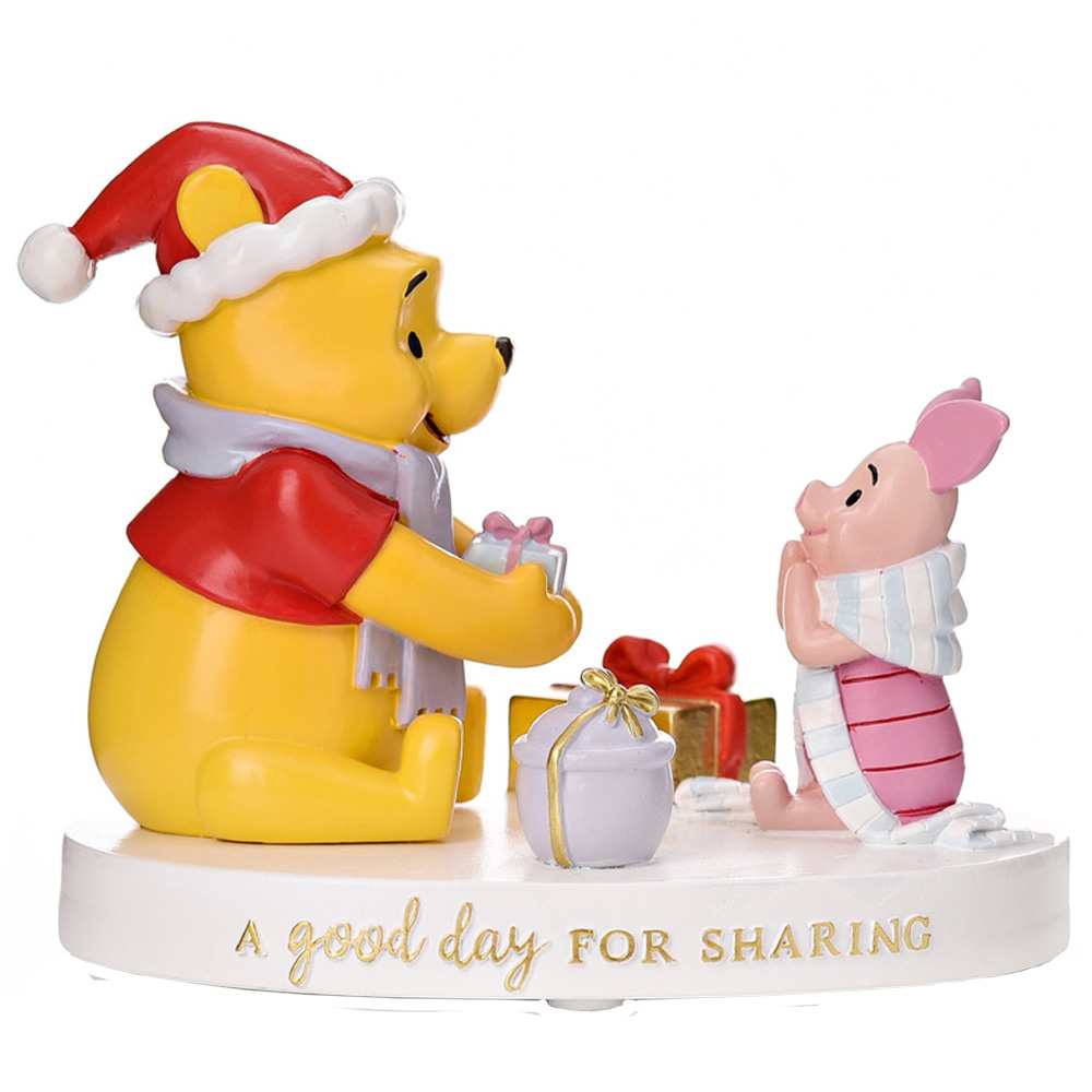 Disney A Good Day for Sharing Winnie Large Figurine Image 1