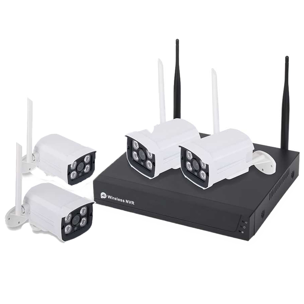 Ener-J Wireless 4 Cameras and NVR CCTV Kit Image 1