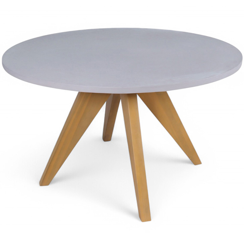 Royalcraft Lune Sol 6 Seater Round Concrete Dining Set Image 4