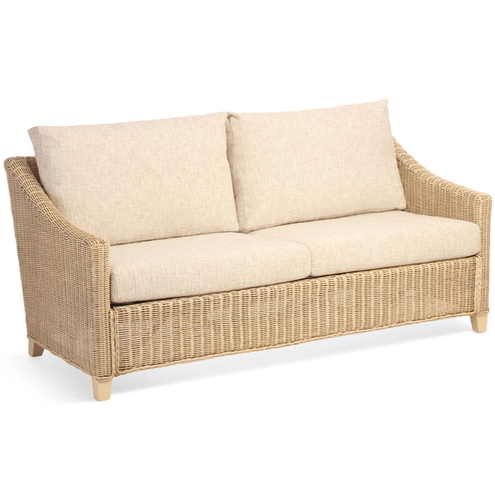 Desser Furniture Dijon 3 Seater Cotton Cream Suite Image 2