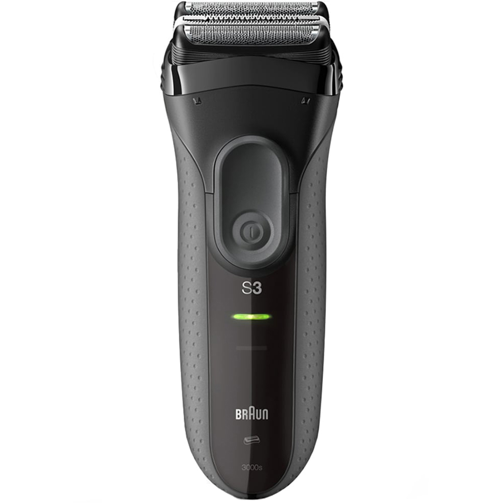 Braun Series 3 ProSkin 3000s Black Rechargeable Electric Razor Image 1