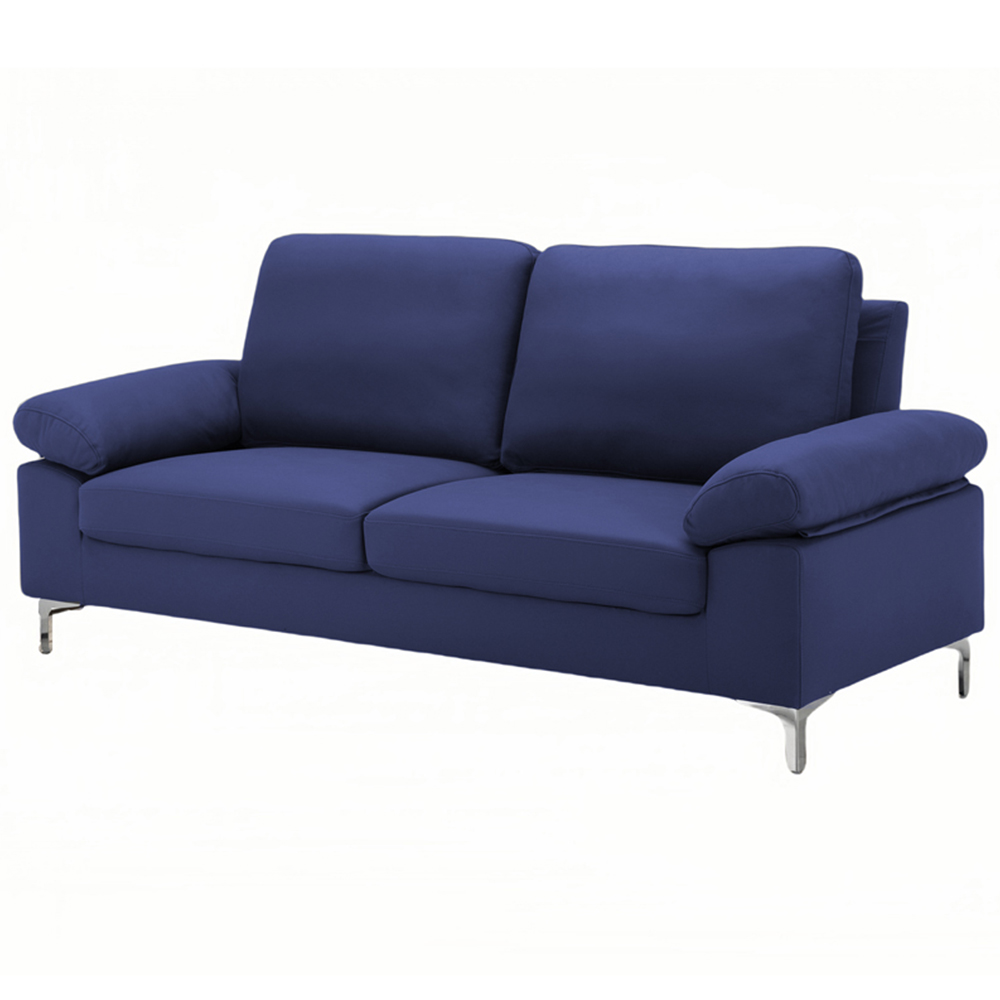 Kosy Koala 3 Seater Blue Fabric Sofa Image 2