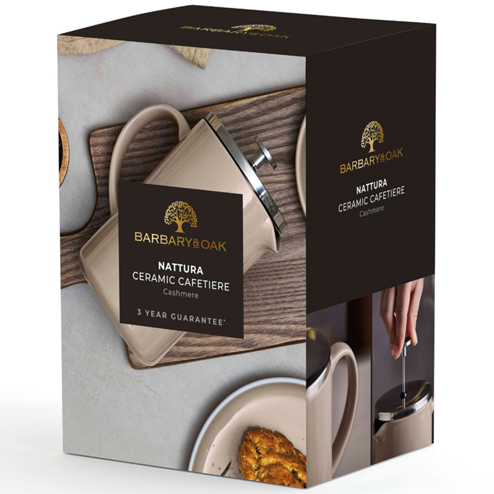 Barbary & Oak Nattura Cashmere Ceramic Cafetiere 800ml Image 6