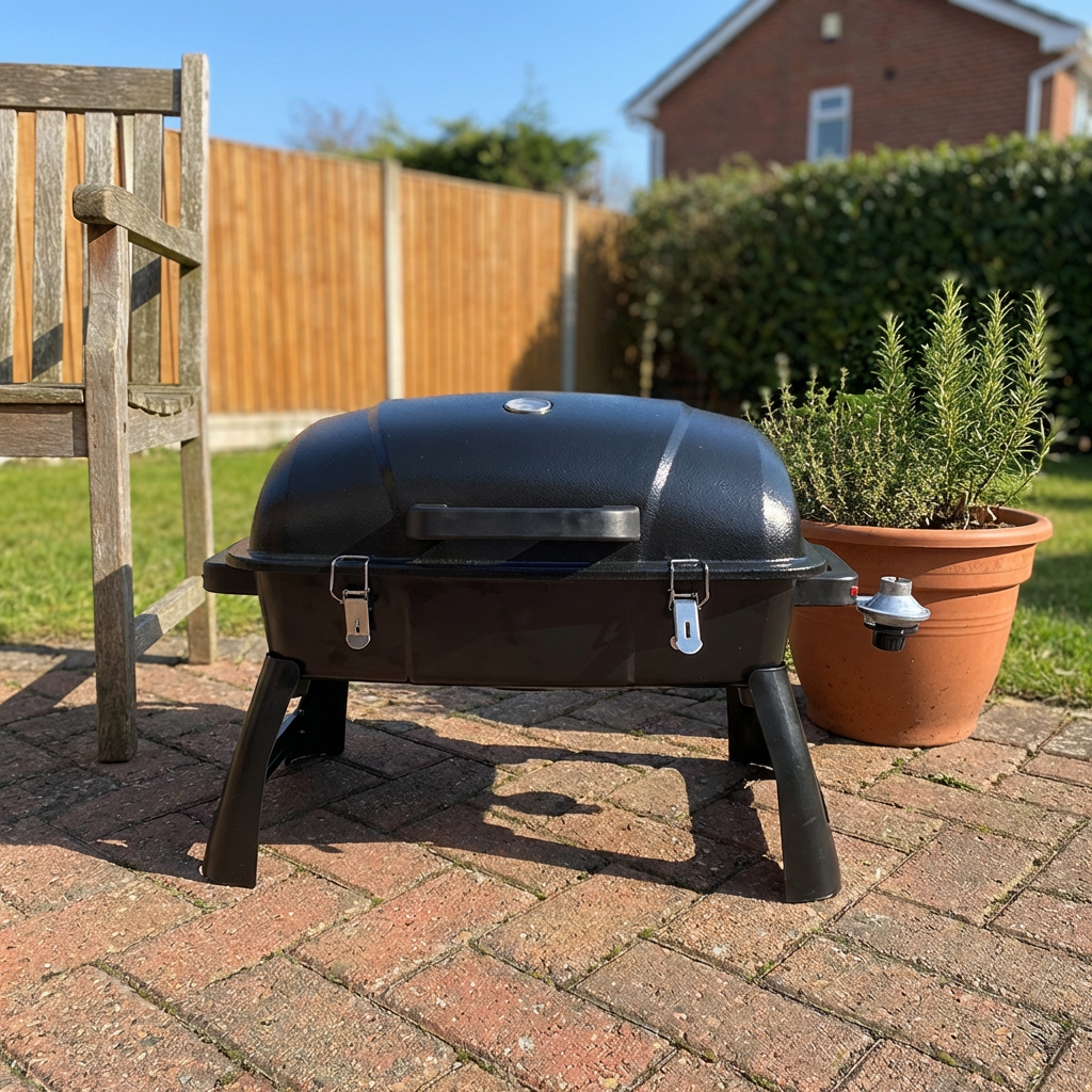 Tabletop Gas BBQ Grill - Black Image 7