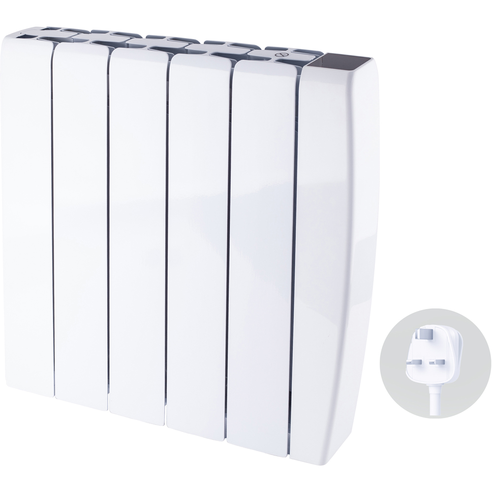 TCP Smart White Ceramic Electric Radiator 1500W Image 3