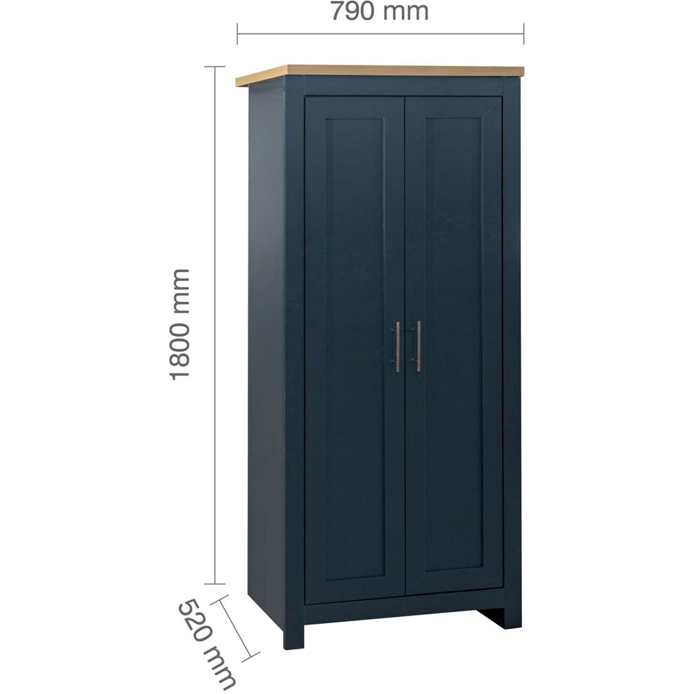 Birlea Highgate Navy 4 Piece Bedroom Furniture Set Image 7