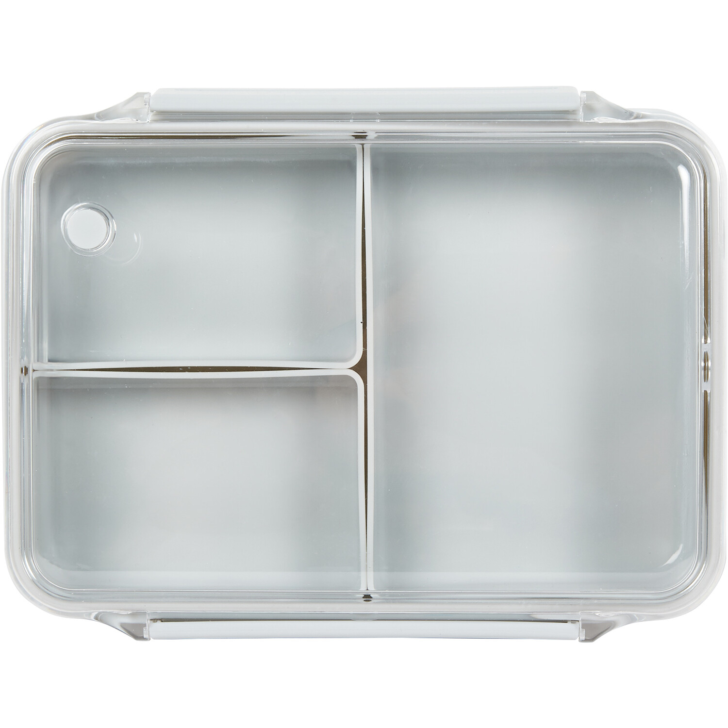 Large Bento Box with Compartments  - Grey Image 1