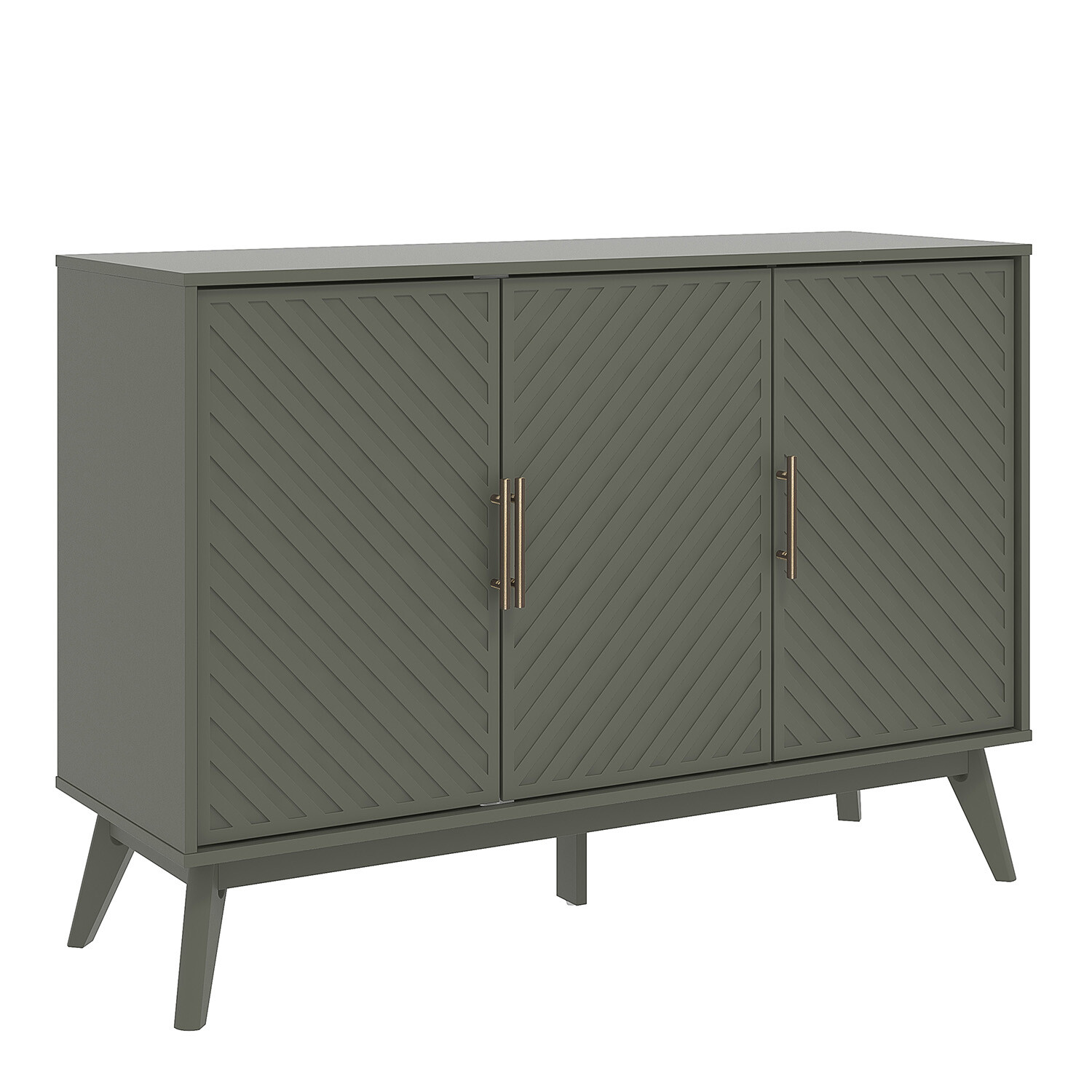 Cora 3 Door Green Sideboard Image 8