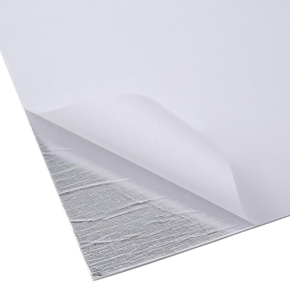 Living and Home Marble Patterned White Marble Self Adhesive PVC Wall Sticker 10 Pack Image 3