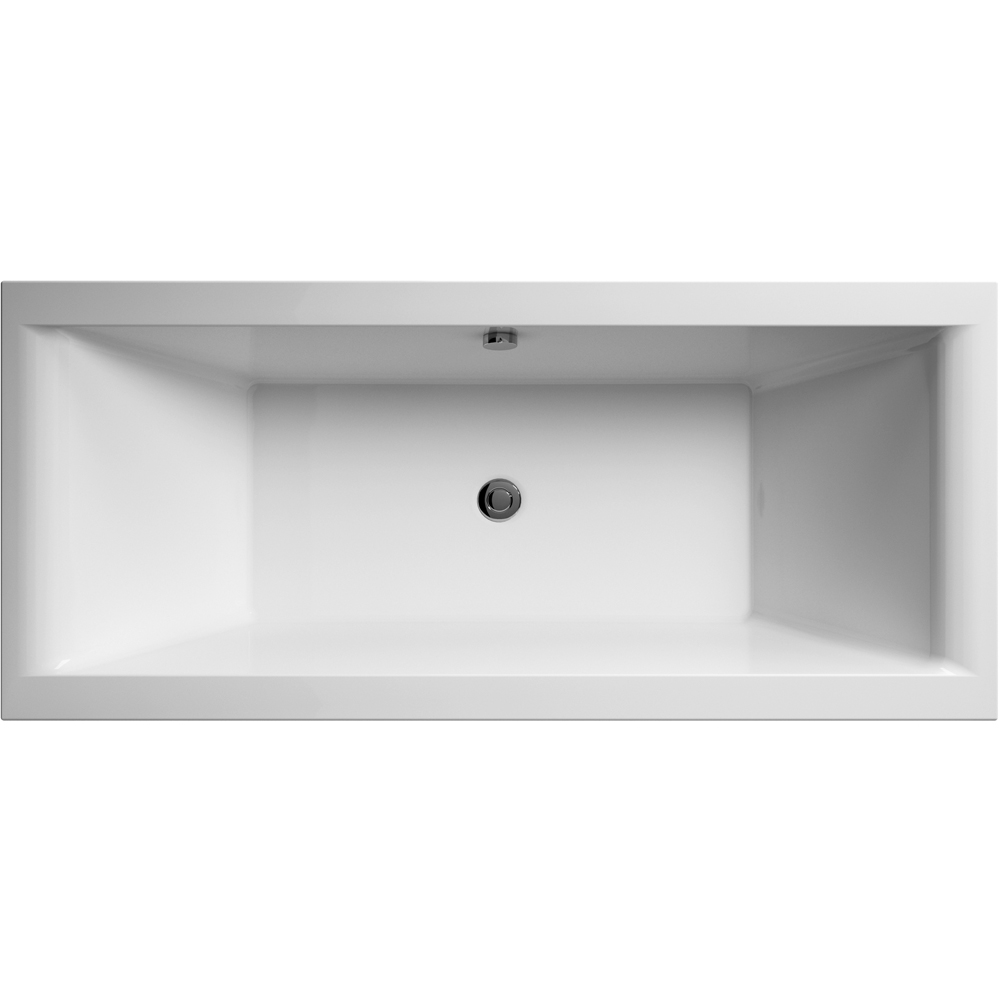 nuie Square Double Ended Bath and Leg Set 1700 x 750mm Image 1