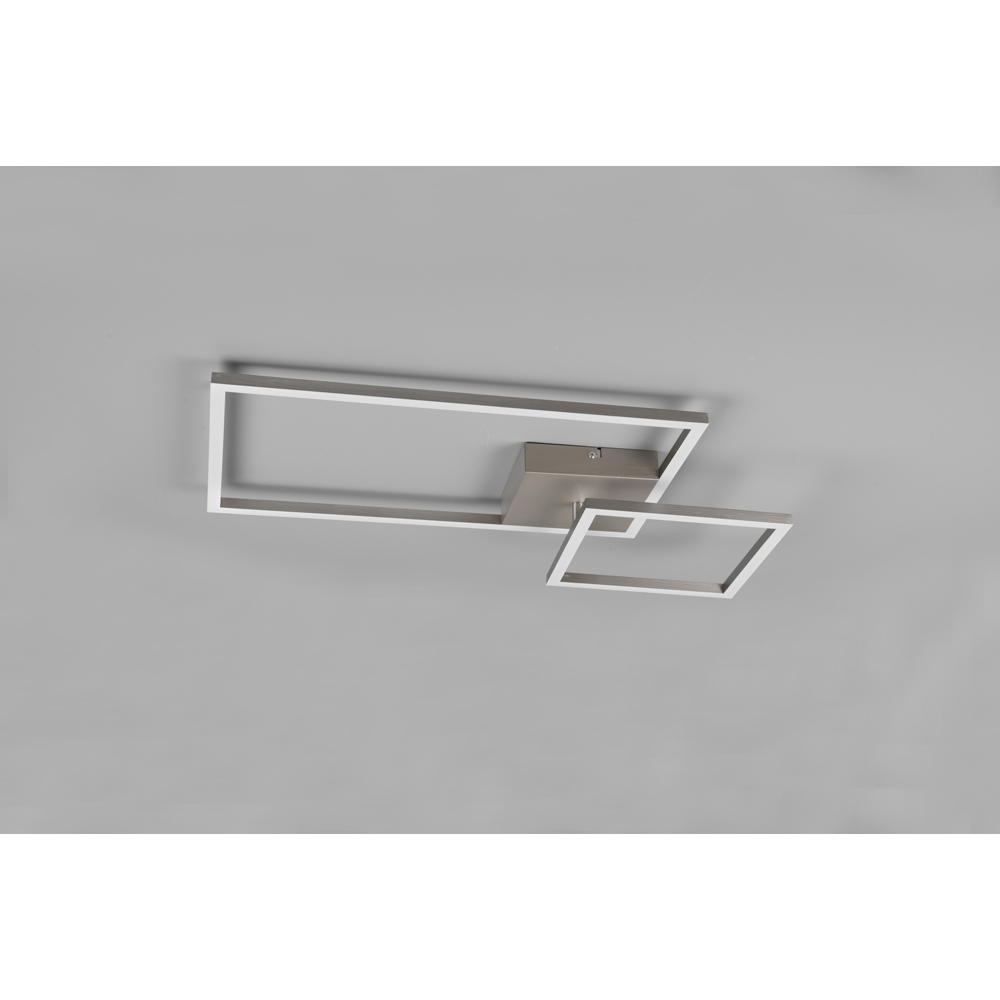 TRIO Padella Matt Nickel LED Ceiling Light Image 6