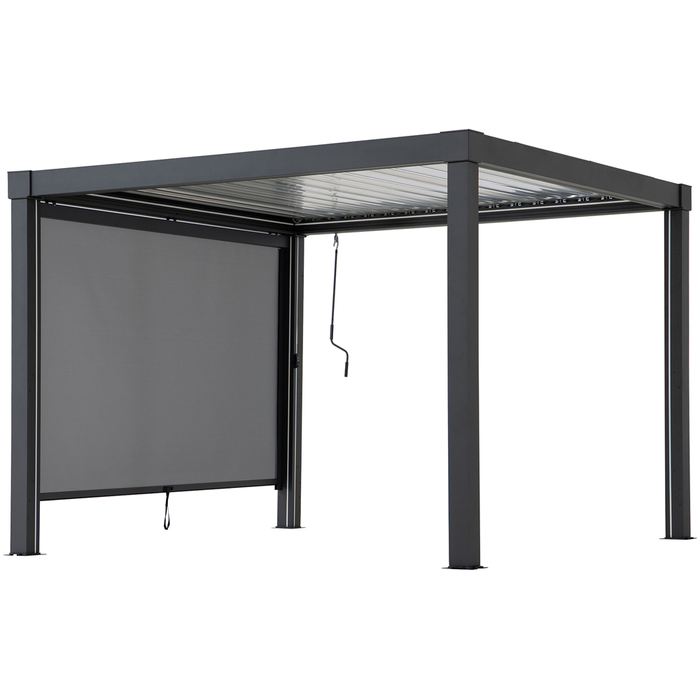 Sunjoy 2.75 x 1.8m Multi Gazebo Single Piece Rolling Screen Image 3