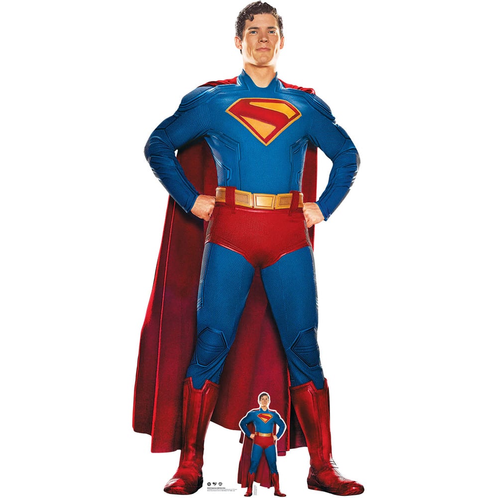Star Cutouts David Corenswet Superman Hero Pose Cardboard Cutout 6ft Image 1