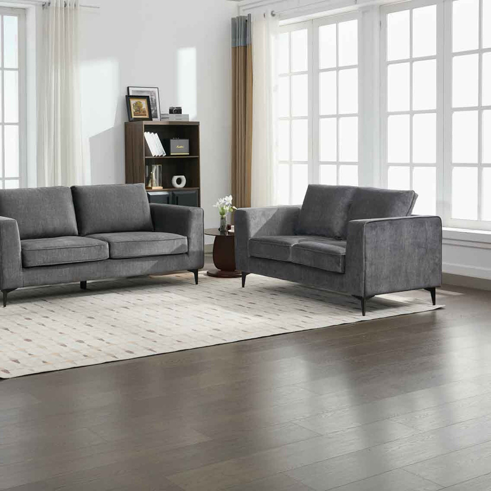 Brooklyn 2 Seater Graphite Grey Sofa Image 3