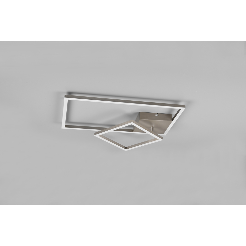 TRIO Padella Matt Nickel LED Ceiling Light Image 7
