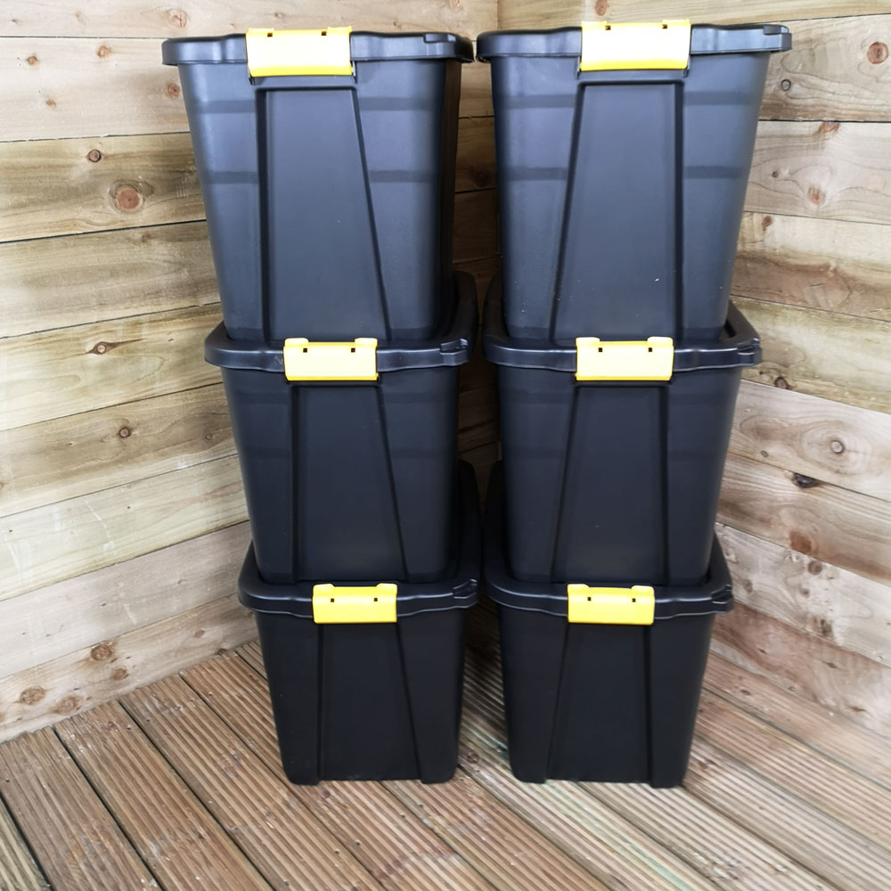 Samuel Alexander 60L Heavy Duty Storage Tub 6 Pack Image 4