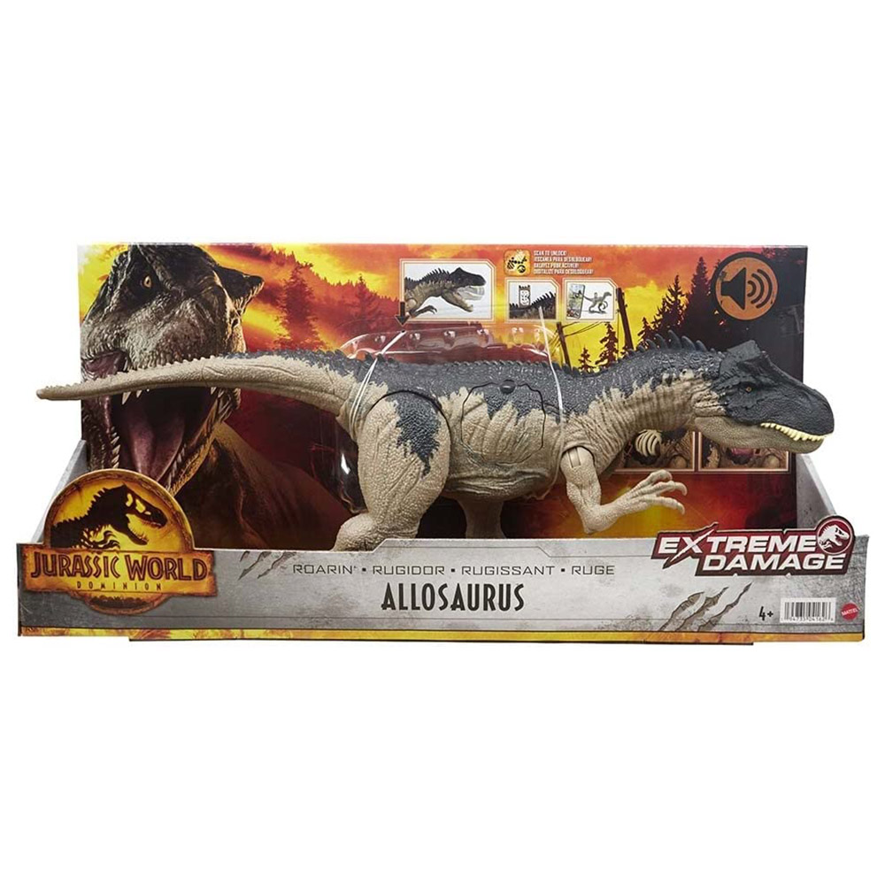 Jurassic World Extreme Damage Roarin' Allosaurus Image 5