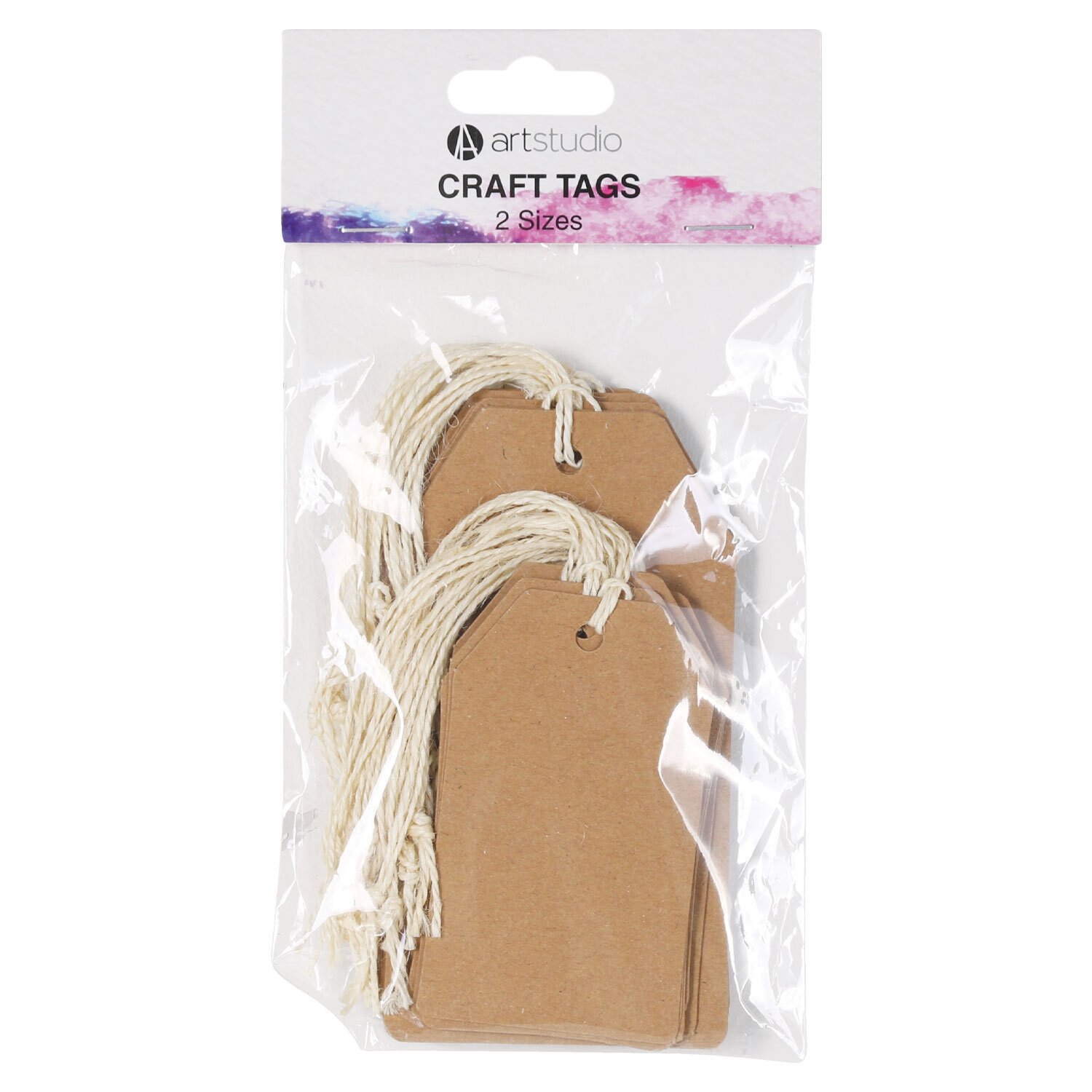 Pack of 20 Art Studio Craft Tags Image