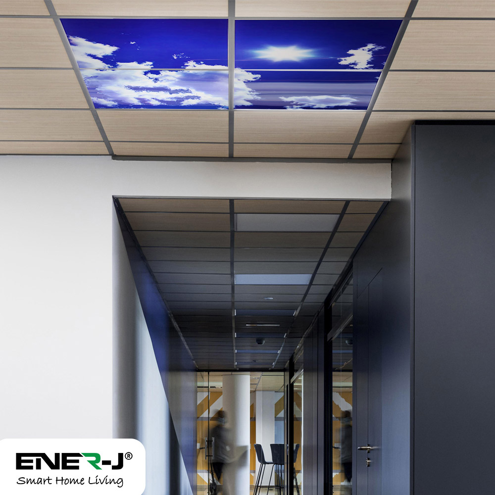 ENER-J 4 Sky Cloud LED Panels and Remote Set Image 2