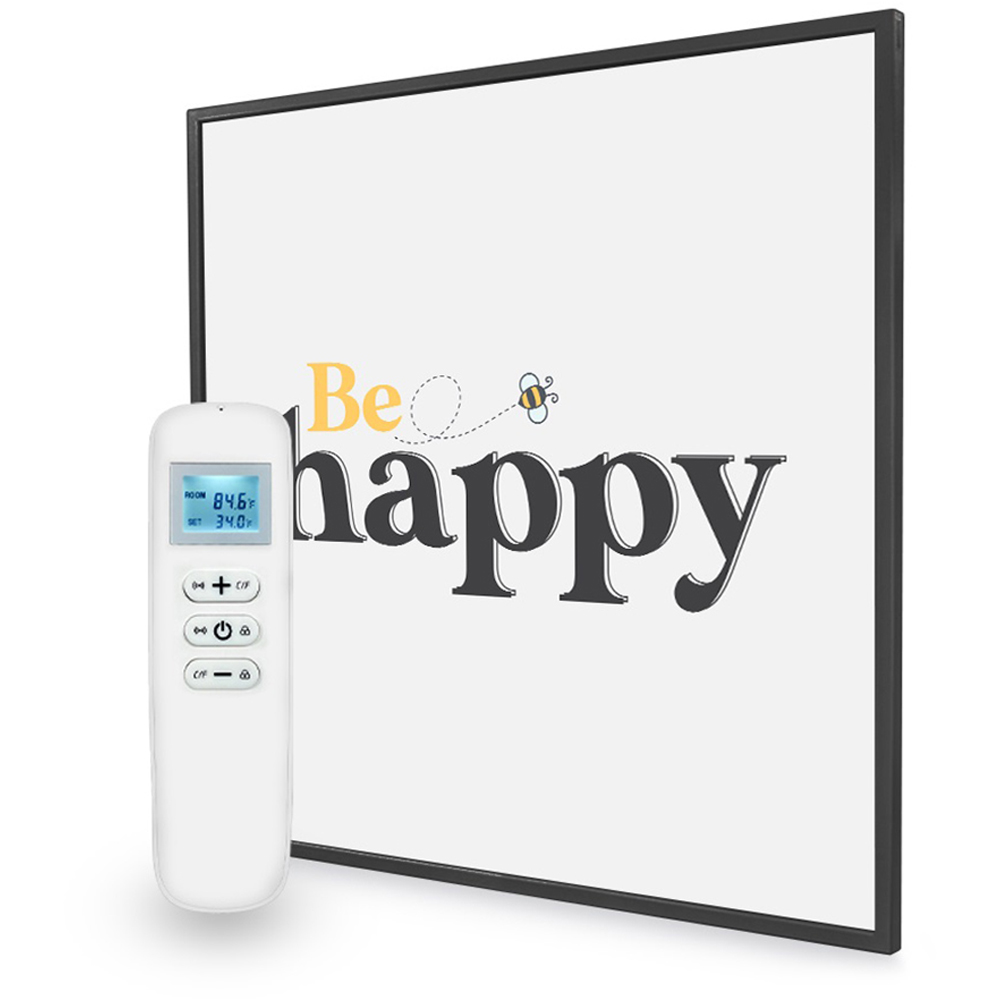 Mirrorstone Nexus 350W Be Happy Quote Wi-Fi Infrared Heating Panel 595 x 595mm Image 3